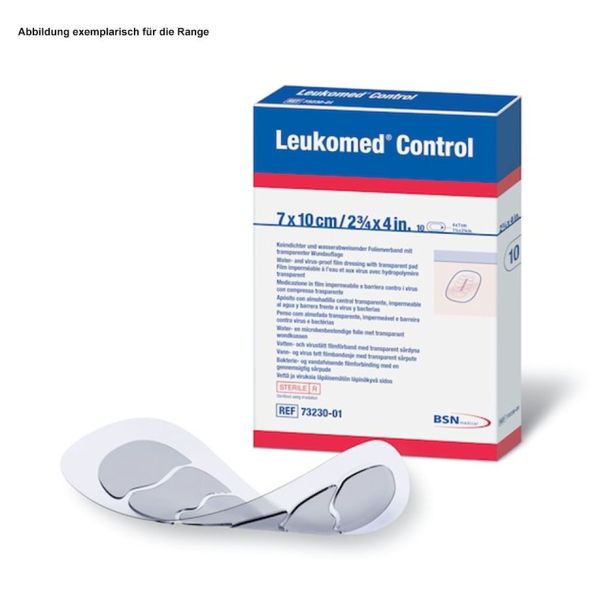 Leukomed Control Transparentverband, 7 x 10 cm