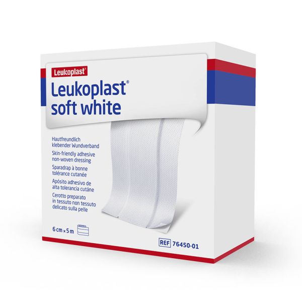 Leukoplast soft white Wundschnellverband 5 m x 6 cm