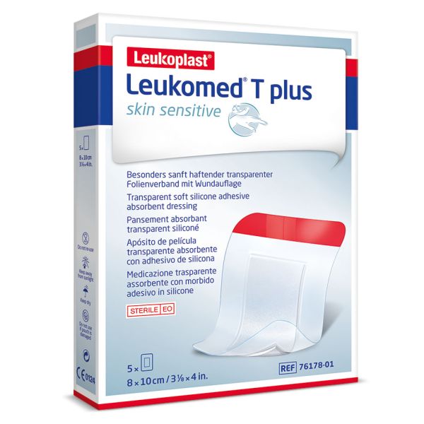 Leukomed T plus skin sensitive steril, Transparentverband