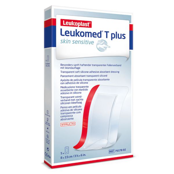 Leukomed T plus skin sensitive steril, Transparentverband