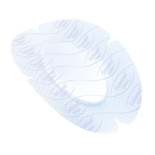 Cutimed Siltec B Schaumverband oval 10 x 7 cm