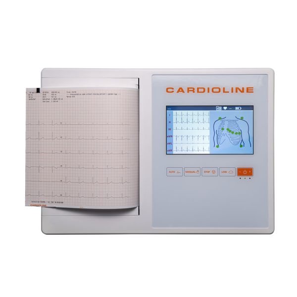 Cardioline Ruhe-EKG ECG200L 7-Touchscreen-Farbdisplay