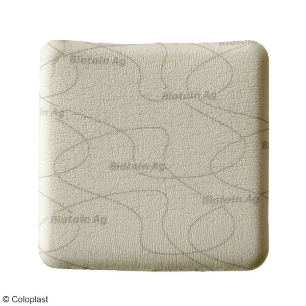 Biatain Ag Schaumverband mit Silber, steril