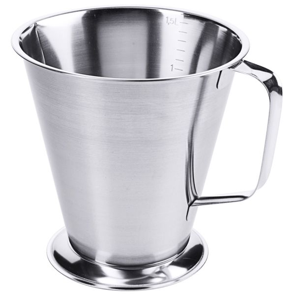Messbecher mit Fuß, 1,5 Ltr., Höhe 16 cm 0