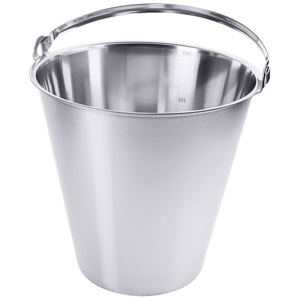 Eimer ohne Bodenreifen, 15 Ltr., Ø 32