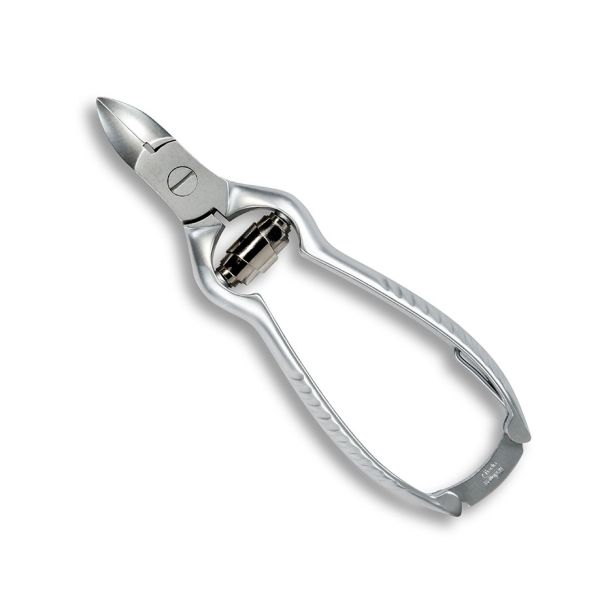 Credo Nagelzange mit Pufferfeder 13 cm mattverchromt - Blisterverpackung