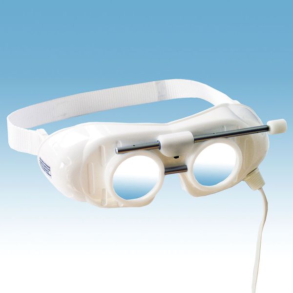 Nystagmusbrille nach Blessing mit klappbaren Gläsern