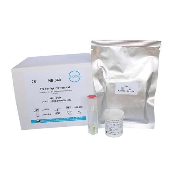 Hämoglobin-Miniküvetten für BAYER-Minilab (40 T.)