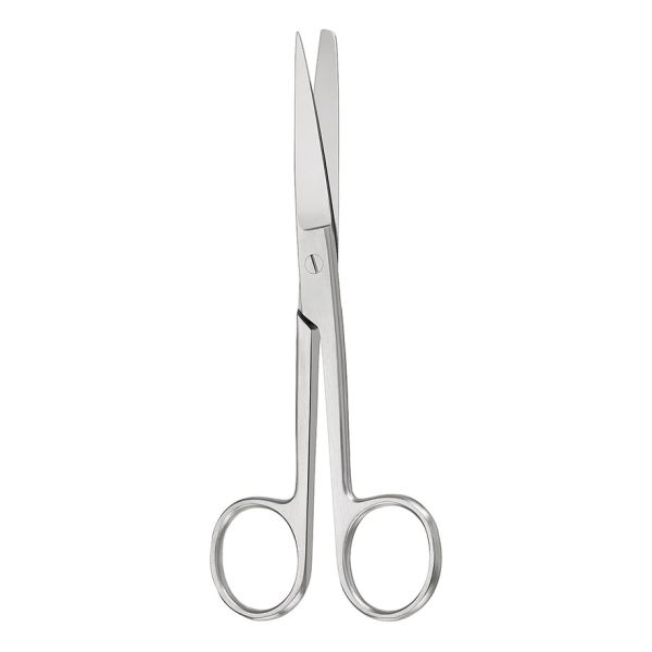 chir. Schere gerade, spitz/stumpf, 14