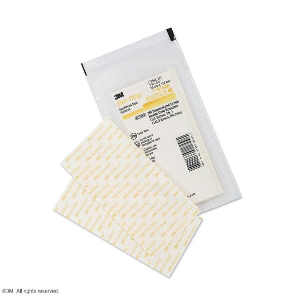 3M Steri-Strip Wundverschlussstreifen 25 x 125 mm (25 x 4 Streifen)