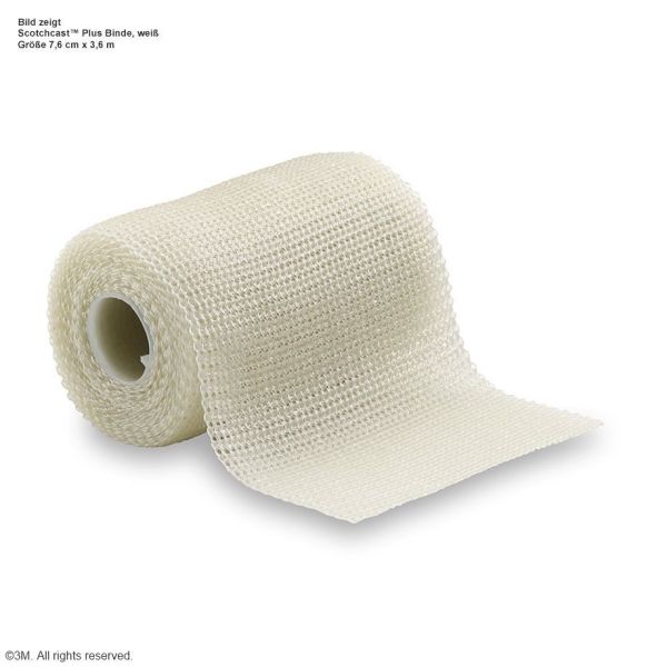 3M Scotchcast Plus-Binden weiß 5 cm x 3