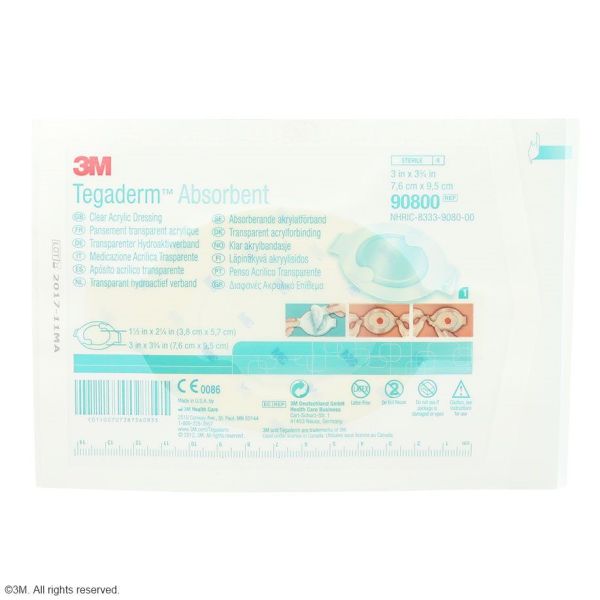3M Tegaderm Absorbent Acrylverband oval