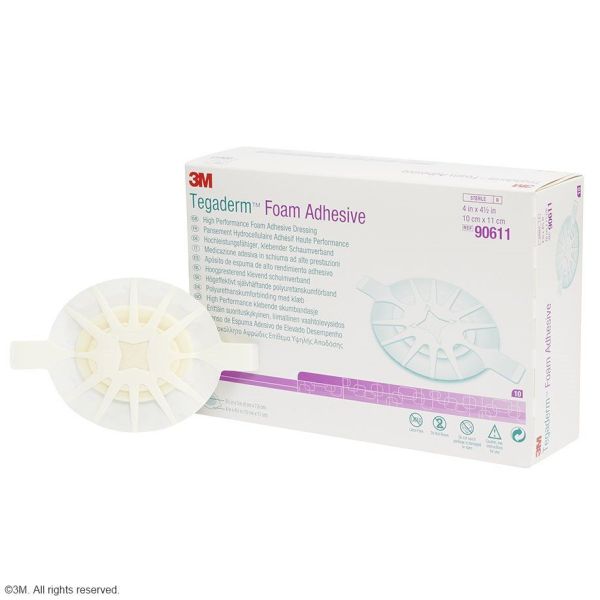 3M Tegaderm Foam Adhesive Schaumverband oval