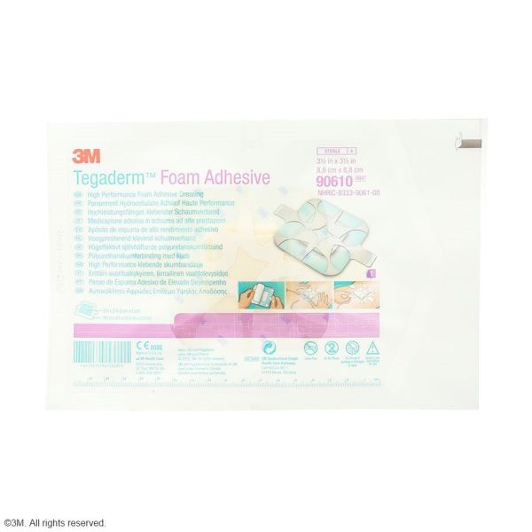 3M Tegaderm Foam Adhesive Schaumverband quadratisch