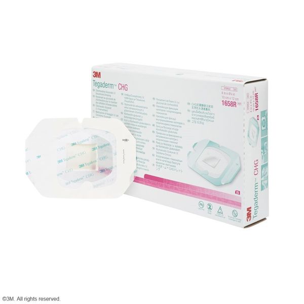 3M Tegaderm CHG I.V. Fixierverband 10 x 12 cm (25 Stck.)