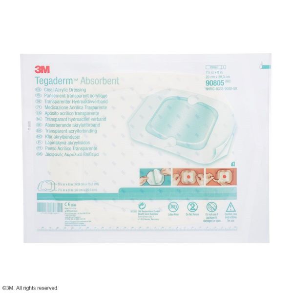 3M Tegaderm Absorbent Acrylverband quadratisch