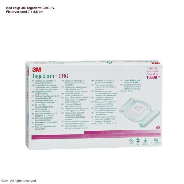 3M Tegaderm CHG I.V. Fixierverband 7 x 8