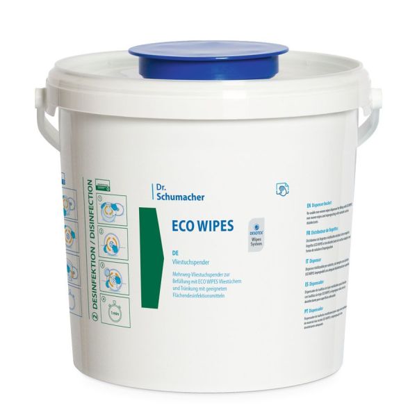 ECO WIPES Vliestuchspender weiß (1 Spendereimer) unbefüllt