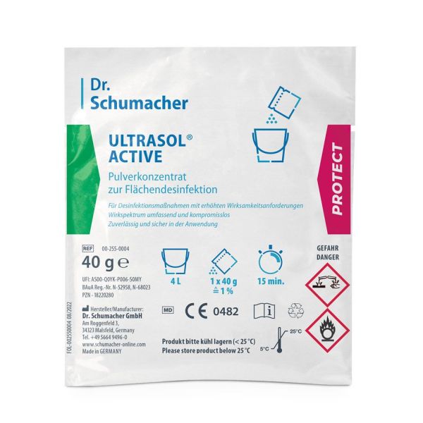 Ultrasol active 40 g Flächendesinfektion