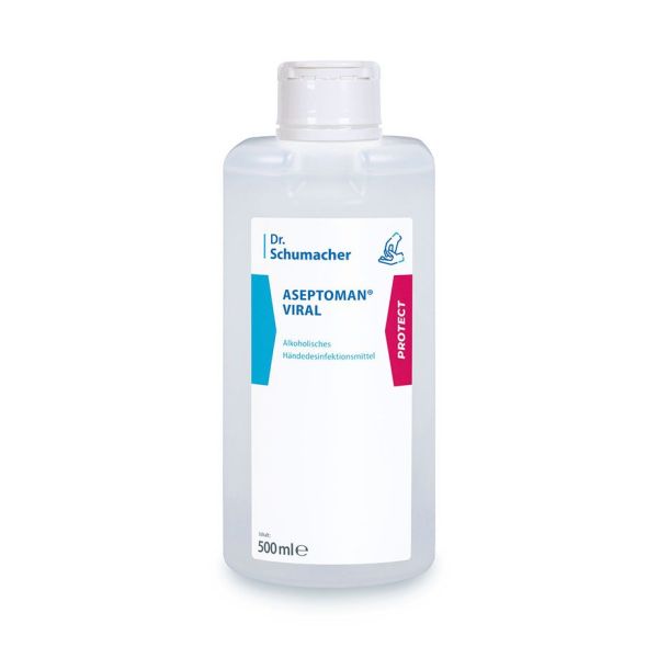 Aseptoman viral parfümfrei 500 ml Spenderflasche Händedesinfektion