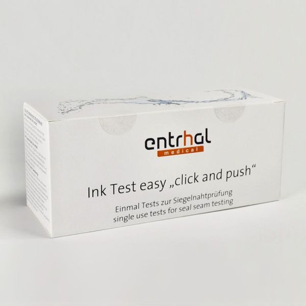 Ink Test easy, click and push, Einweg- knickfläschen ca. 4 ml