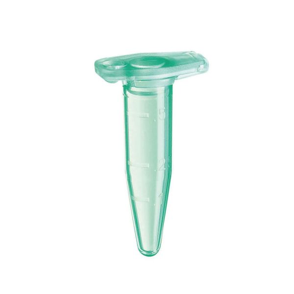 Safe-Lock Tubes 0,5 ml grün, konisch mit Deckel (500 Stck.)