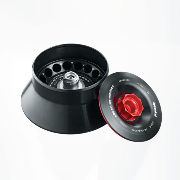 Festwinkelrotor FA-45-16-17 aerosoldicht komplett mit Rotordeckel