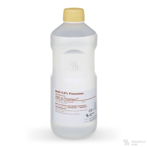 NaCl. 0,9 % Fresenius, Plastipur (6 x 1000 ml)