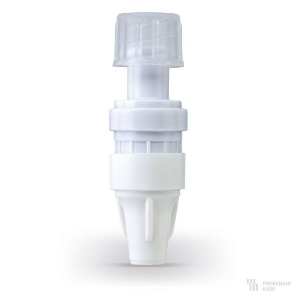 Rückflusssperre für Parallelinfusionen, mit Schutzkappe