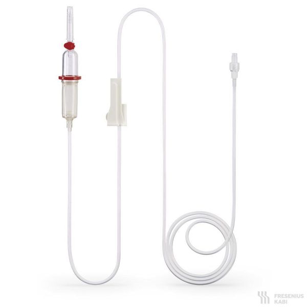Transfusionsgerät Haemofusor LL, mit Tropfkammer