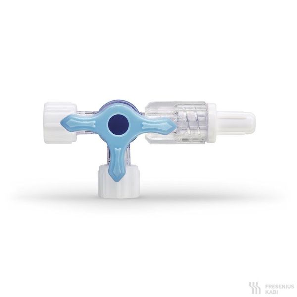 Polyway Pro Dreiwegehahn, blau 0