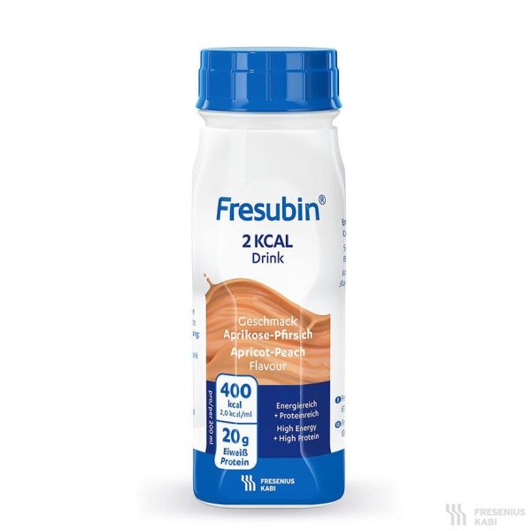 Fresubin 2 kcal Drink Aprikose-Pfirsich Trink- und Sondennahrung (24 x 200 ml)