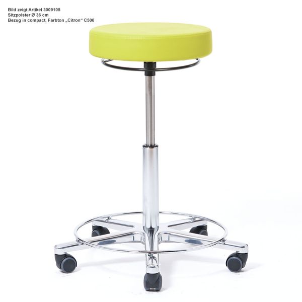 Arbeitshocker, Höhenverstellung 57-76 cm mit Ringauslösung