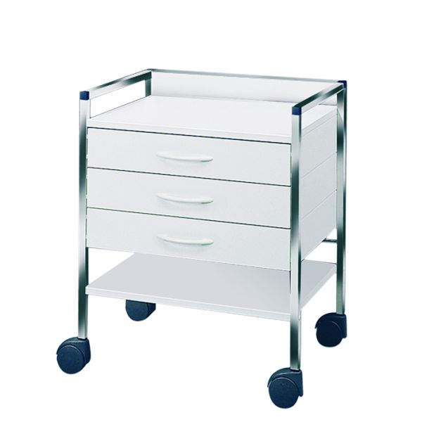 Variocar 60 Basiswagen, 733 mm hoch, mit 3 Schubladen