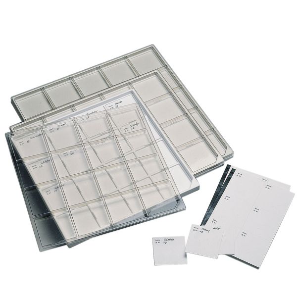 Medikamententablett Langenau mit 16 Feldern inkl. Verordnungsblock