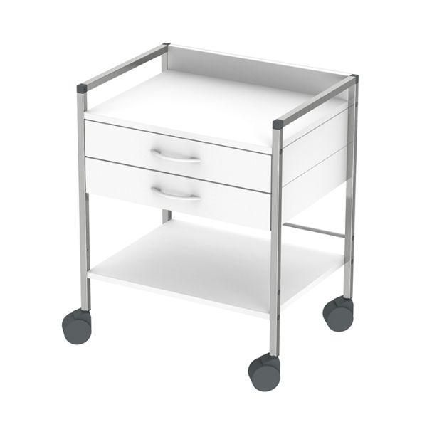 Variocar 60 Basiswagen, 733 mm hoch, mit 2 Schubladen