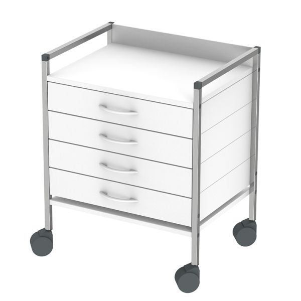 Variocar 60 Basiswagen, 833 mm hoch, mit 4 Schubladen