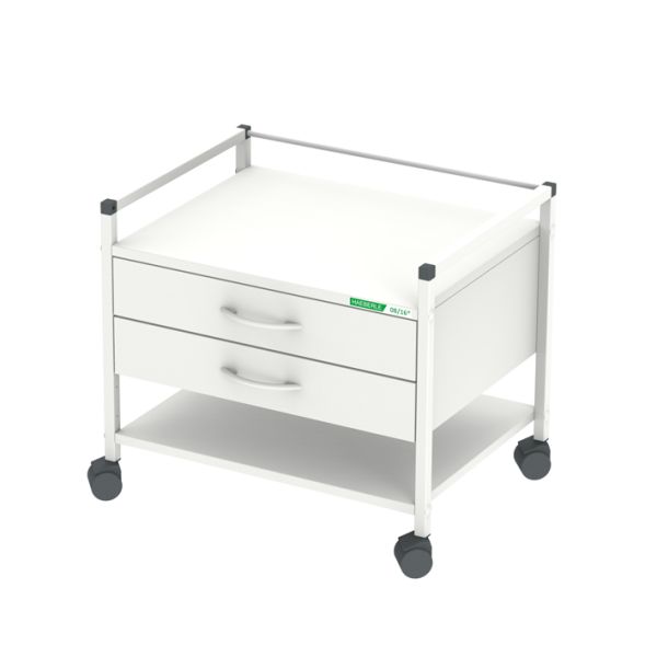 Unterfahrwagen 08/16, 518 mm hoch, mit 2 Schubladen