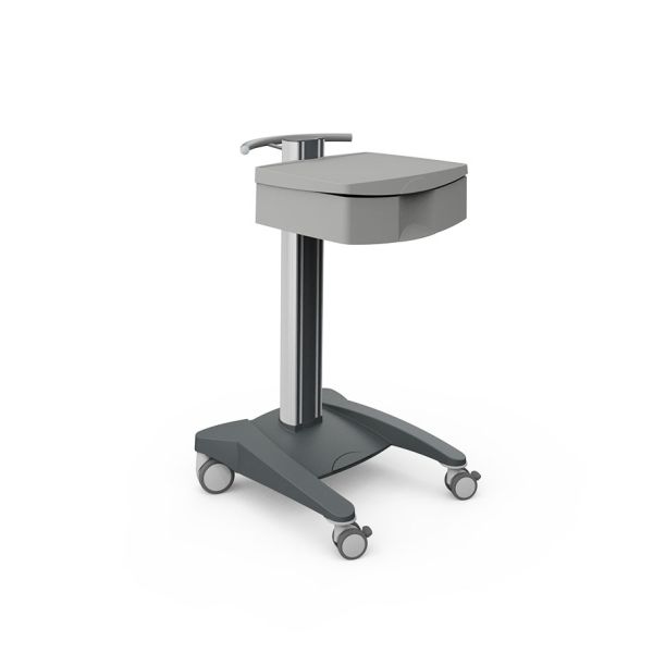 fuego 1 Gerätewagen, grau, mit 1 ABS-Ablageplatte und 1 ABS-Schublade