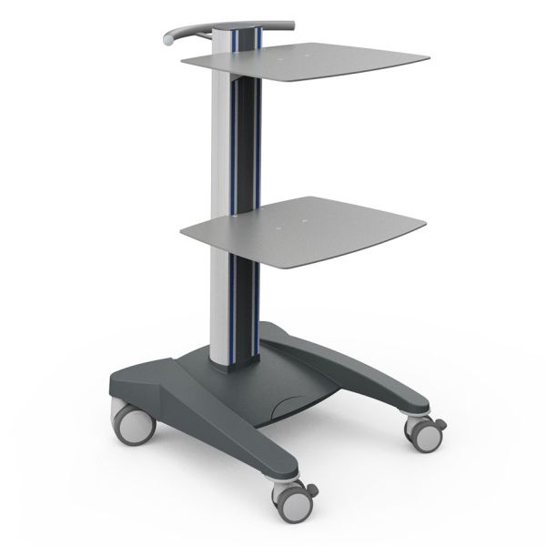 fuego Basiswagen 2, Metall, mit 2 Ablageplatten und Schiebegriff