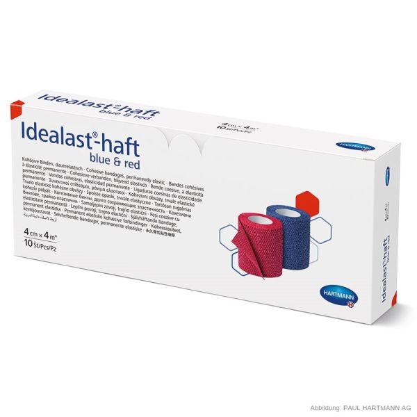 Idealast-haft Color Idealbinden 4 m x 4 cm (10 Binden sort.)