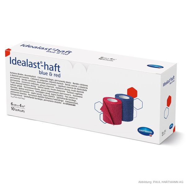Idealast-haft Color Idealbinden 4 m x 6 cm (10 Binden sort.)