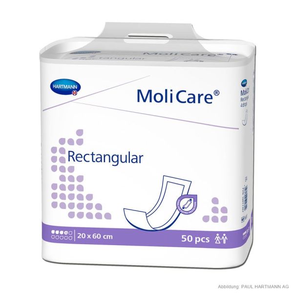 MoliCare Rectangular 4 Tropfen 20 x 60 cm (50 Stck.)