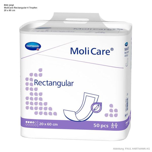 MoliCare Rectangular 3 Tropfen 20 x 40 cm (50 Stck.)