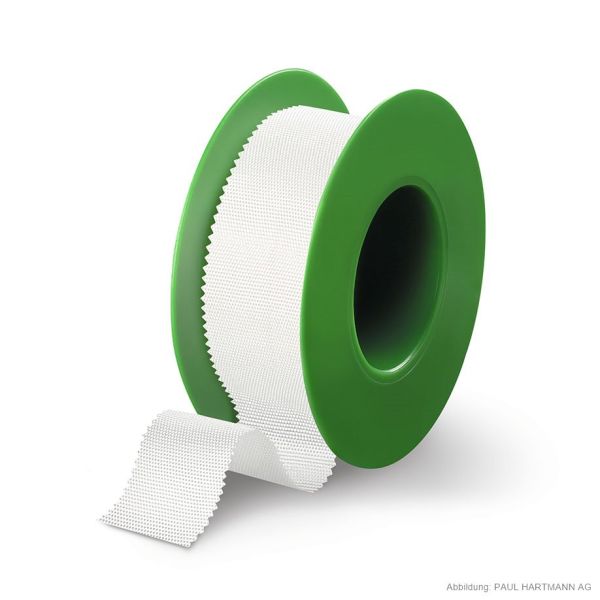 Omnisilk Fixierpflaster 5 m x 1,25 cm, mit Sprengring