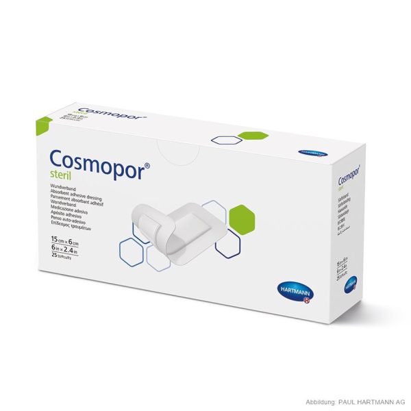 Cosmopor Steril Wundverband 15 x 6 cm (25 Stck.)