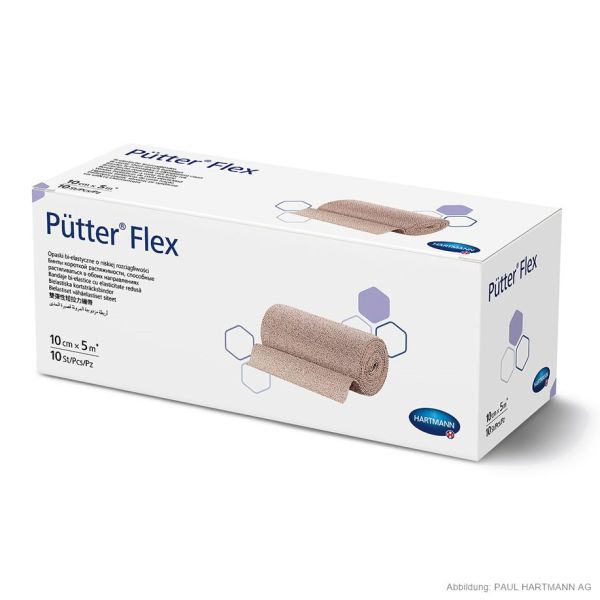PütterFlex Kurzzugbinden 5 m x 10 cm (10 Stck.)