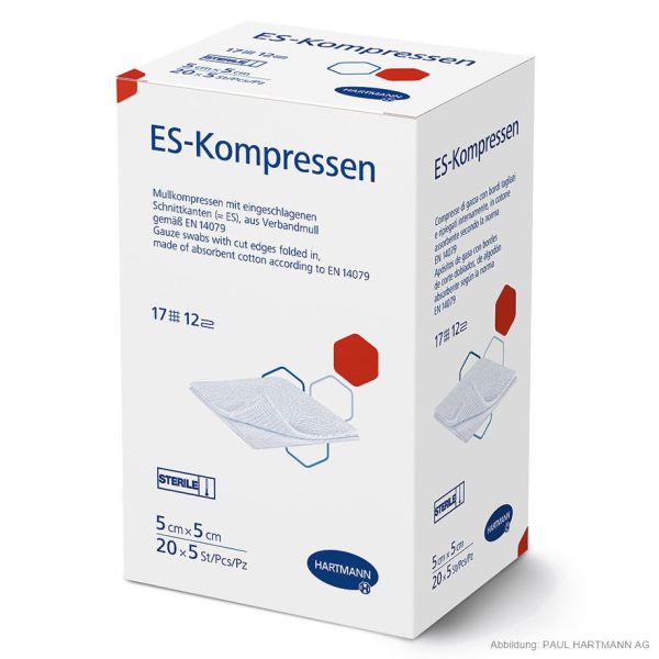 ES-Kompressen steril 12-fach 5 x 5 cm (20 x 5 Stck.)