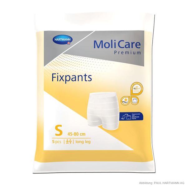 MoliCare Premium Fixpants long leg Fixierhosen Gr. S (5 Stck.)