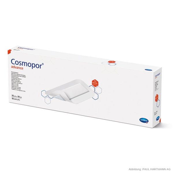 Cosmopor Advance Wundverband steril 35 x 10 cm (10 Stck.)